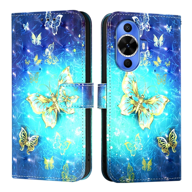 For Huawei nova 12s Global 3D Painting Horizontal Flip Leather Phone Case