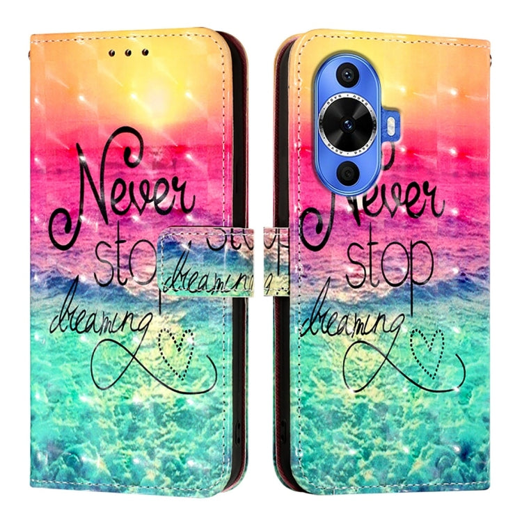 For Huawei nova 12s Global 3D Painting Horizontal Flip Leather Phone Case