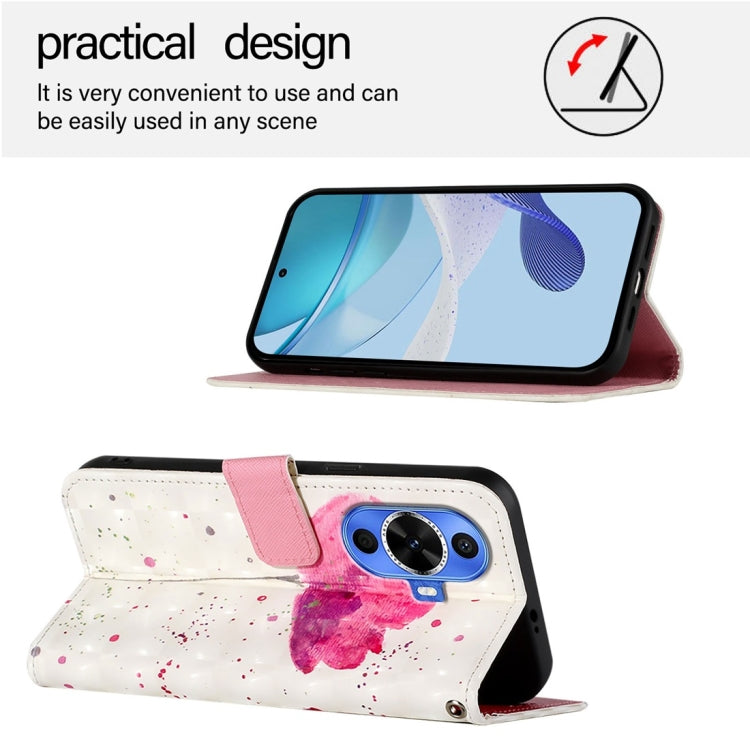 For Huawei nova 12s Global 3D Painting Horizontal Flip Leather Phone Case