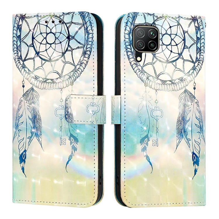 For Huawei P40 Lite 4G / Nova 6 SE 3D Painting Horizontal Flip Leather Phone Case