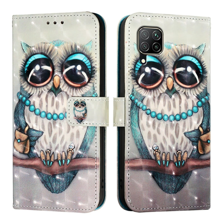 For Huawei P40 Lite 4G / Nova 6 SE 3D Painting Horizontal Flip Leather Phone Case