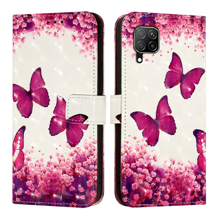 For Huawei P40 Lite 4G / Nova 6 SE 3D Painting Horizontal Flip Leather Phone Case