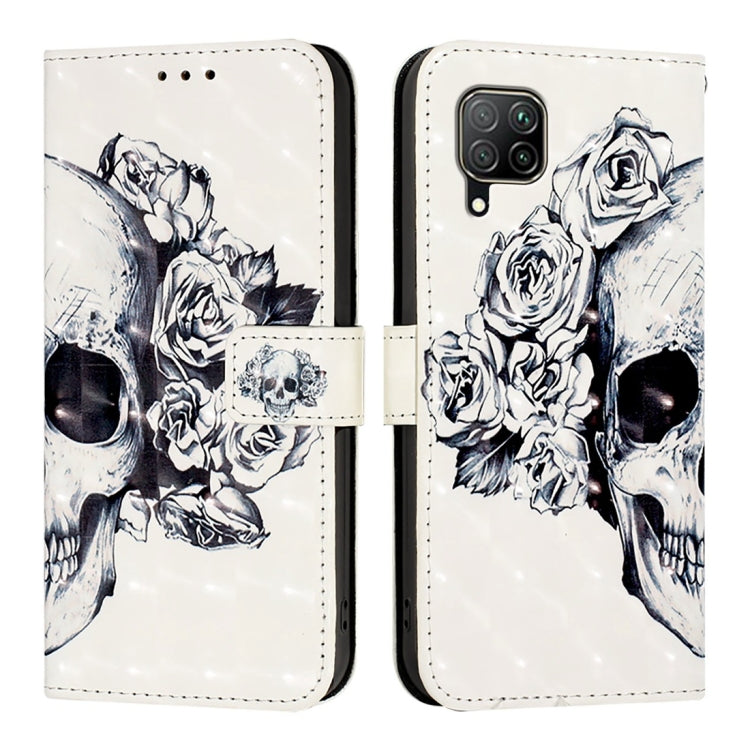 For Huawei P40 Lite 4G / Nova 6 SE 3D Painting Horizontal Flip Leather Phone Case