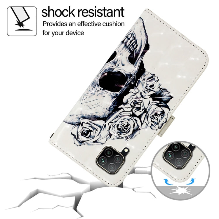 For Huawei P40 Lite 4G / Nova 6 SE 3D Painting Horizontal Flip Leather Phone Case