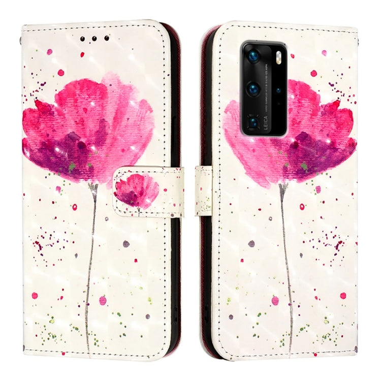For Huawei P40 Pro 3D Painting Horizontal Flip Leather Phone Case