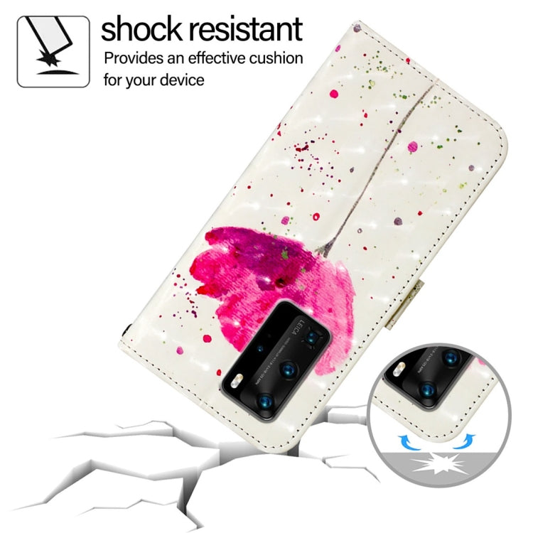 For Huawei P40 Pro 3D Painting Horizontal Flip Leather Phone Case