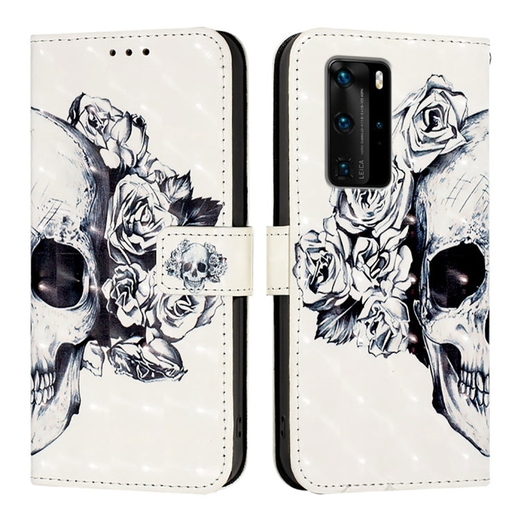 For Huawei P40 Pro 3D Painting Horizontal Flip Leather Phone Case