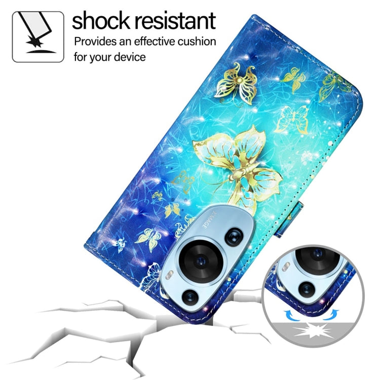 For Huawei P60 Art 3D Painting Horizontal Flip Leather Phone Case
