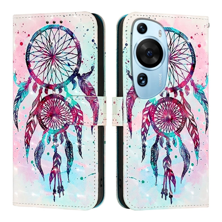 For Huawei P60 Art 3D Painting Horizontal Flip Leather Phone Case