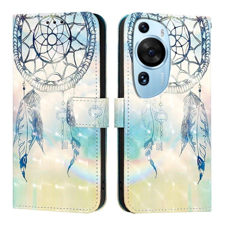 For Huawei P60 Art 3D Painting Horizontal Flip Leather Phone Case