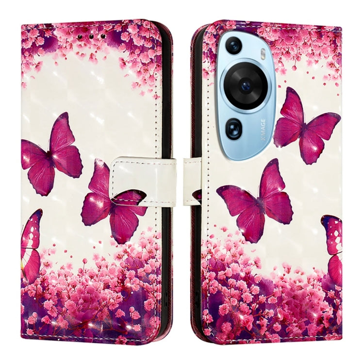 For Huawei P60 Art 3D Painting Horizontal Flip Leather Phone Case