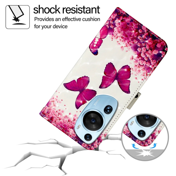 For Huawei P60 Art 3D Painting Horizontal Flip Leather Phone Case