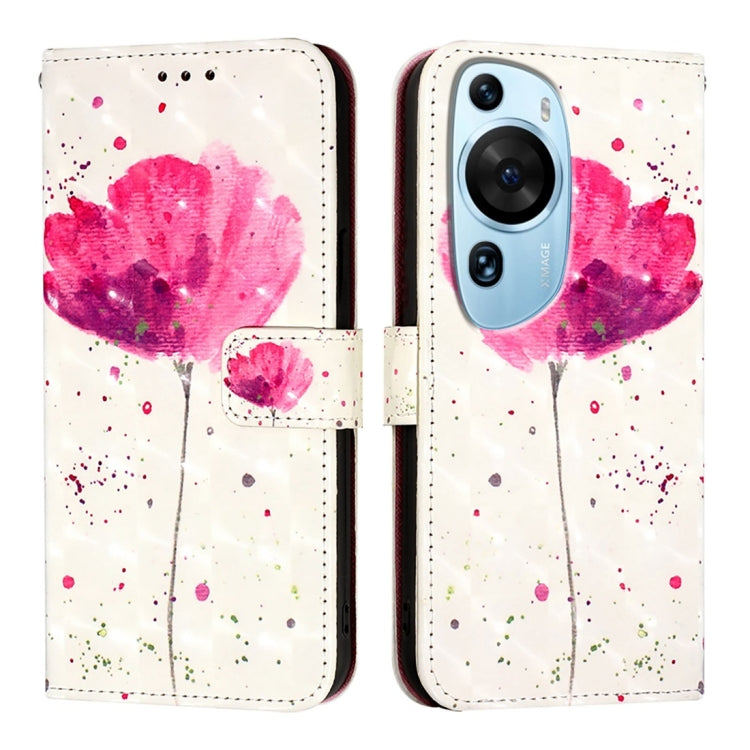 For Huawei P60 Art 3D Painting Horizontal Flip Leather Phone Case