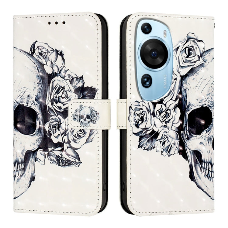 For Huawei P60 Art 3D Painting Horizontal Flip Leather Phone Case