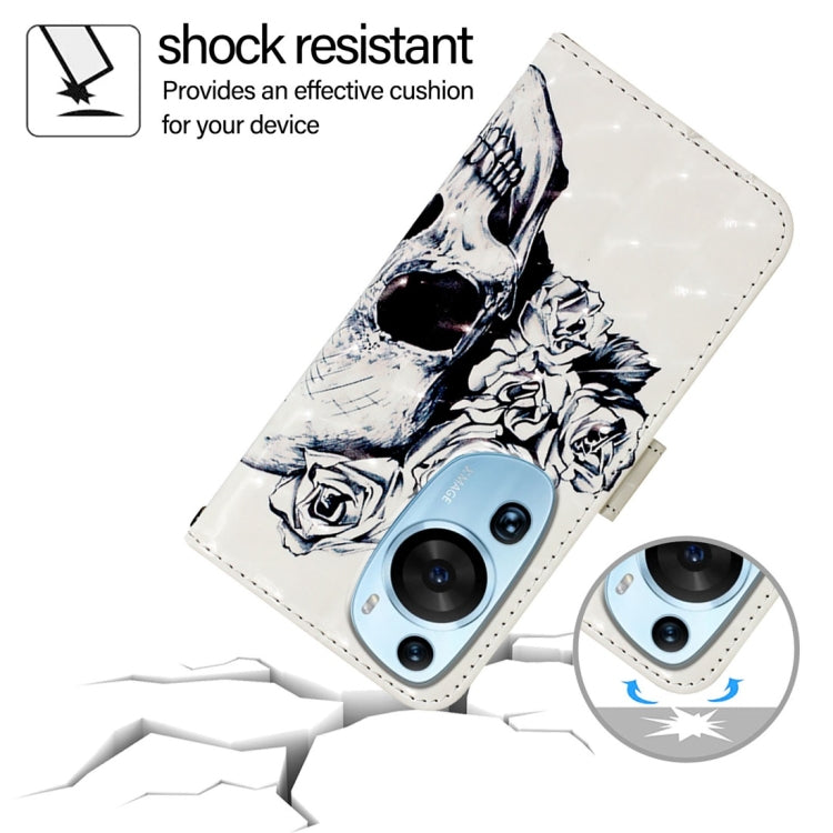 For Huawei P60 Art 3D Painting Horizontal Flip Leather Phone Case