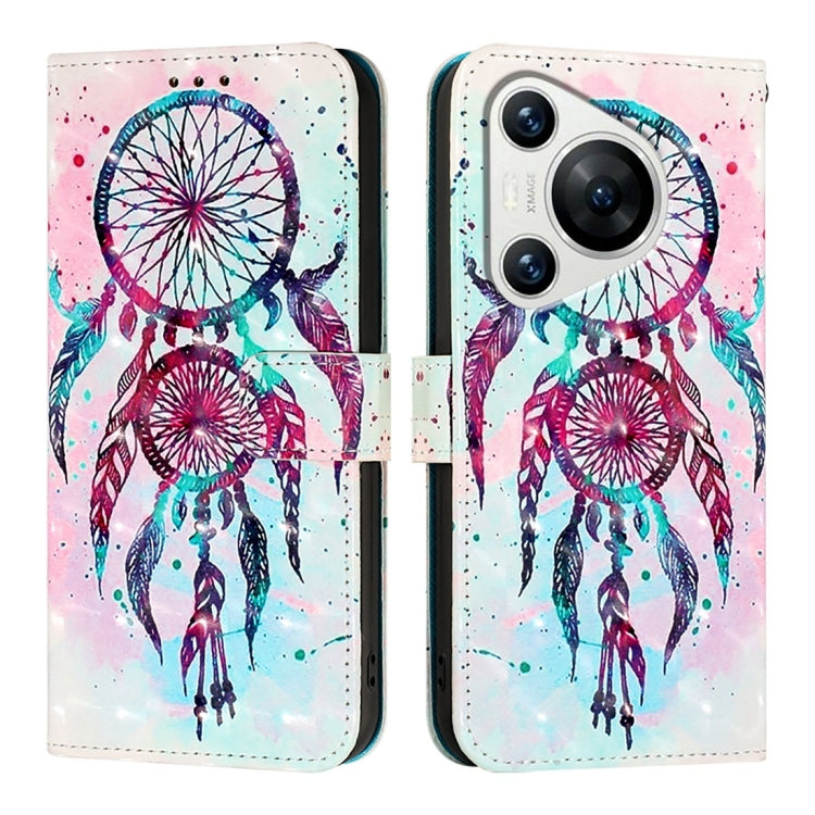 For Huawei Pura 70 3D Painting Horizontal Flip Leather Phone Case