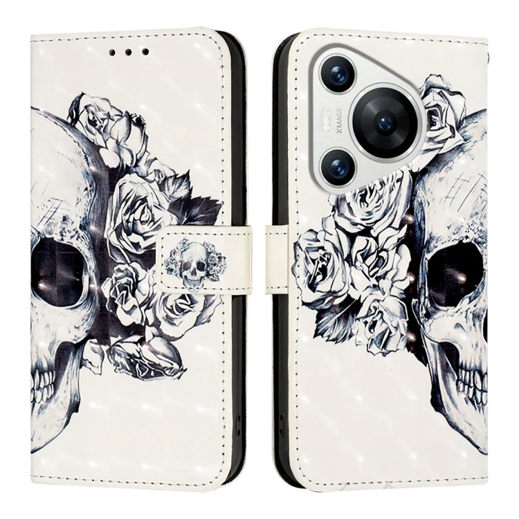 For Huawei Pura 70 3D Painting Horizontal Flip Leather Phone Case