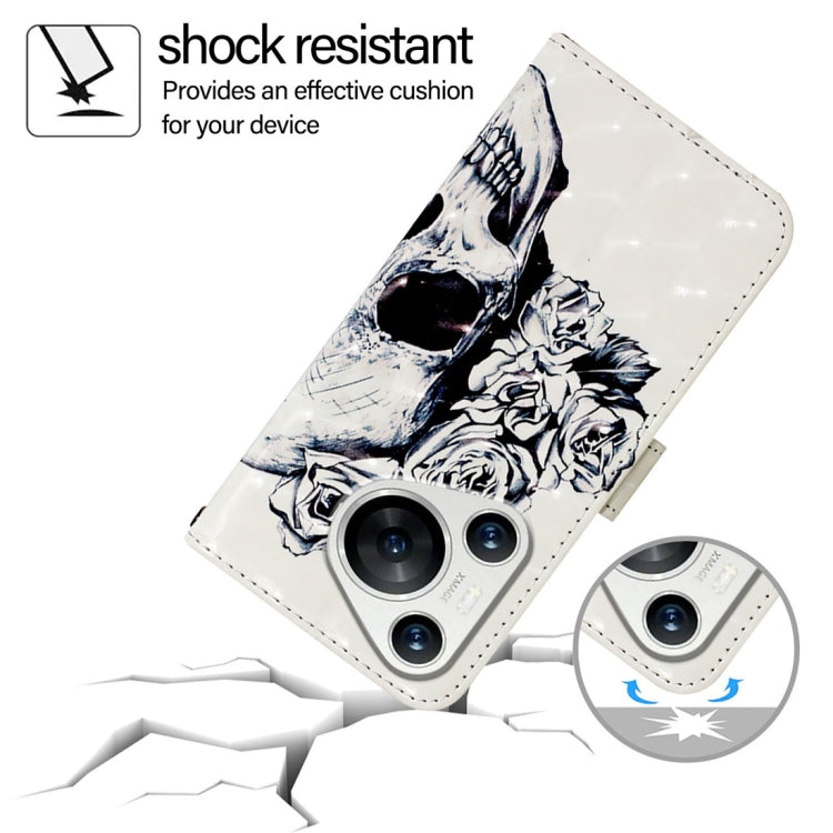 For Huawei Pura 70 3D Painting Horizontal Flip Leather Phone Case