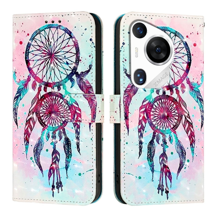For Huawei Pura 70 Pro 3D Painting Horizontal Flip Leather Phone Case