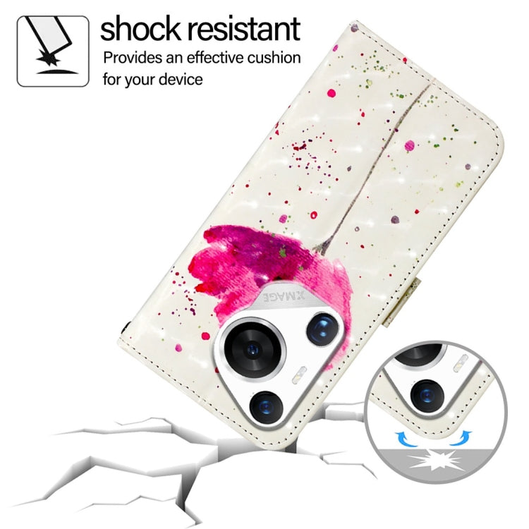 For Huawei Pura 70 Pro 3D Painting Horizontal Flip Leather Phone Case