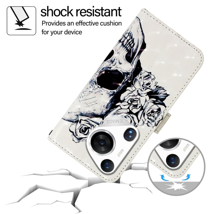 For Huawei Pura 70 Pro 3D Painting Horizontal Flip Leather Phone Case