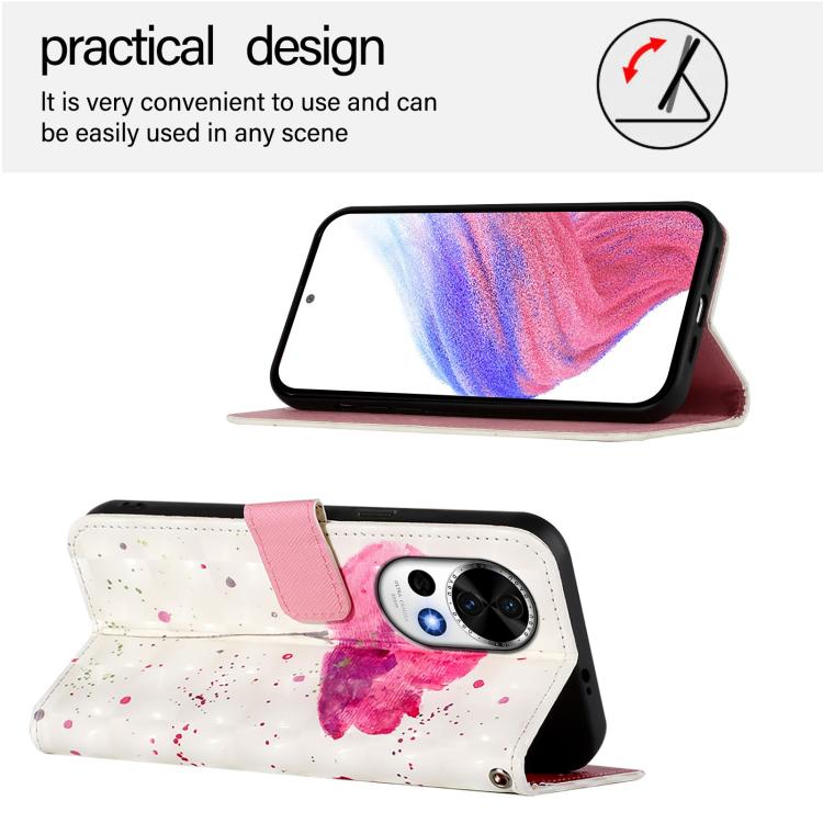 For Huawei nova 13 / nova 12 3D Painting Horizontal Flip Leather Phone Case