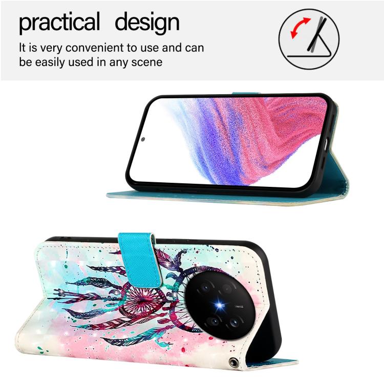 For Huawei Mate 70 Air 3D Painting Horizontal Flip Leather Phone Case