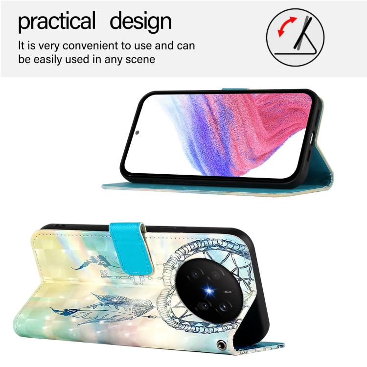 For Huawei Mate 70 Air 3D Painting Horizontal Flip Leather Phone Case