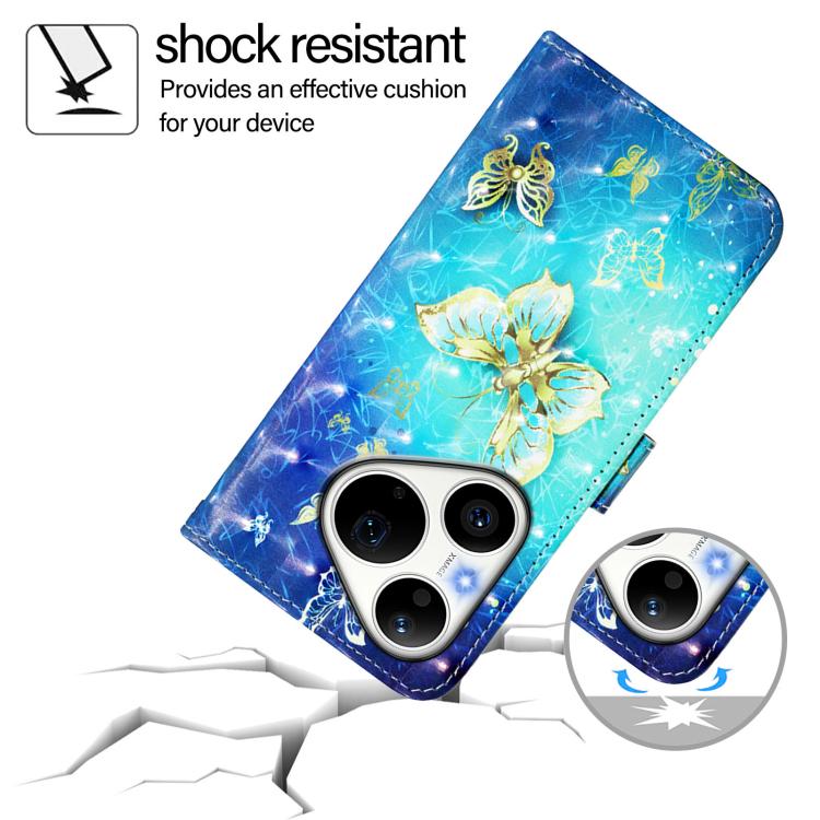 For Huawei Pura 90 Pro 3D Painting Horizontal Flip Leather Phone Case