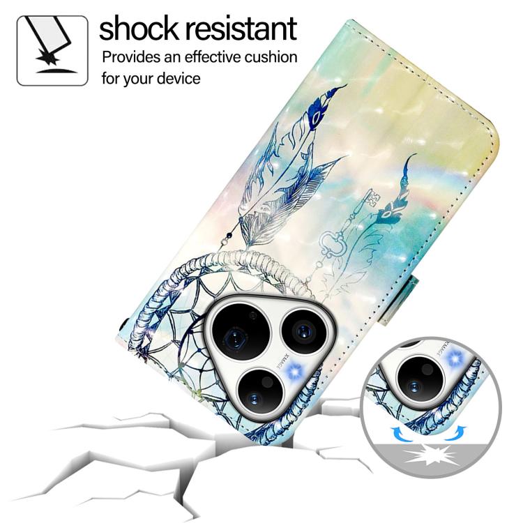 For Huawei Pura 90 Pro 3D Painting Horizontal Flip Leather Phone Case
