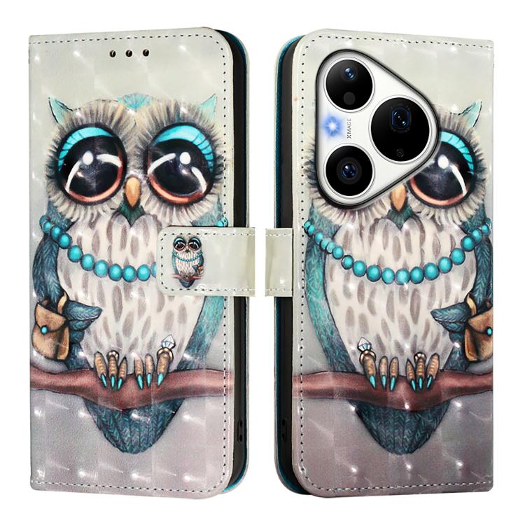 For Huawei Pura 90 Pro 3D Painting Horizontal Flip Leather Phone Case
