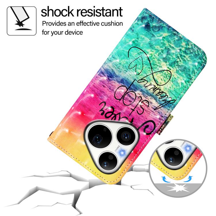 For Huawei Pura 90 Pro 3D Painting Horizontal Flip Leather Phone Case