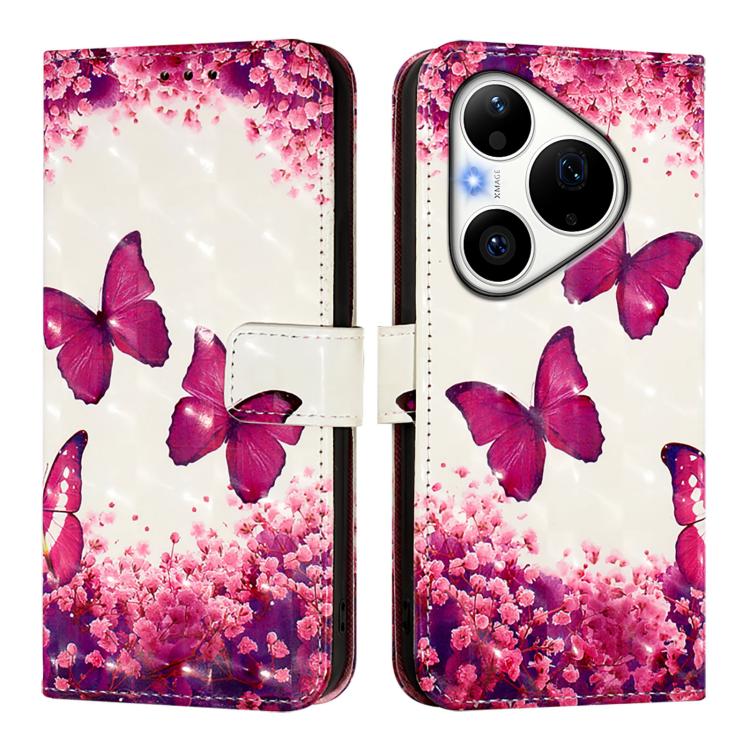 For Huawei Pura 90 Pro 3D Painting Horizontal Flip Leather Phone Case