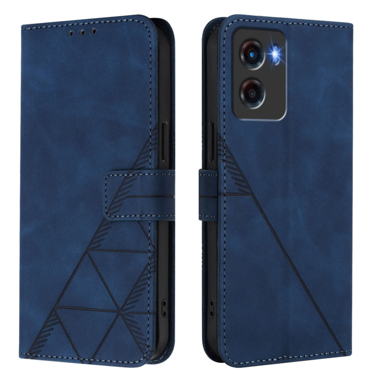 For Motorola Moto G05 Crossbody 3D Embossed Flip Leather Phone Case