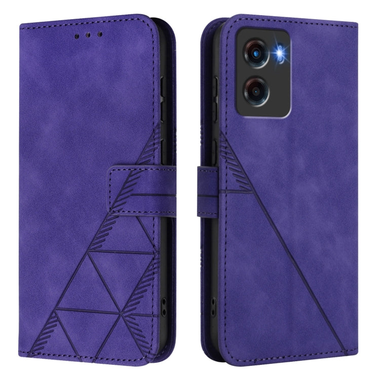 For Motorola Moto G05 Crossbody 3D Embossed Flip Leather Phone Case