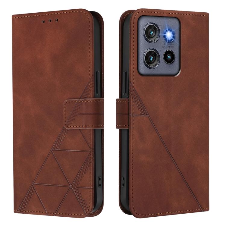 For Motorola Moto G Stylus  5G 2025 Crossbody 3D Embossed Flip Leather Phone Case