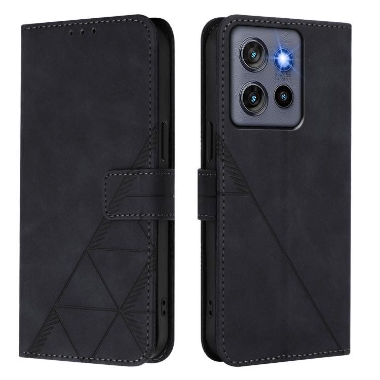 For Motorola Moto G Stylus  5G 2025 Crossbody 3D Embossed Flip Leather Phone Case