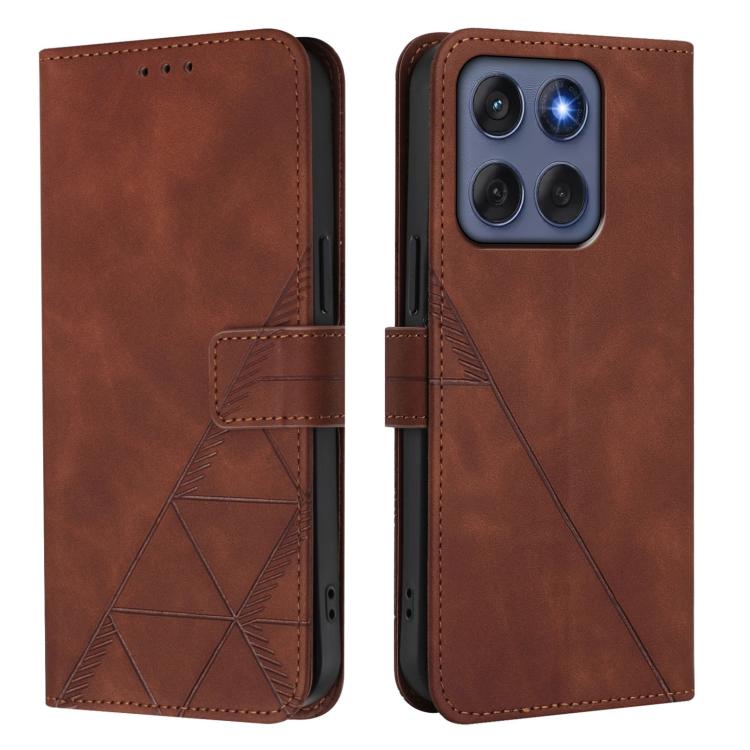 For Motorola Edge 60 Fusion Crossbody 3D Embossed Flip Leather Phone Case