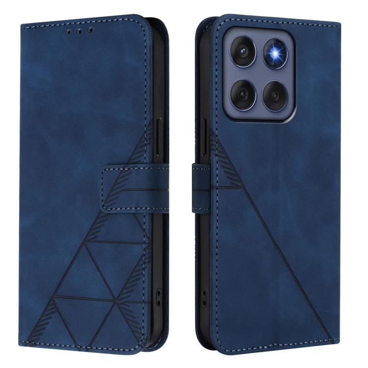 For Motorola Edge 60 Fusion Crossbody 3D Embossed Flip Leather Phone Case