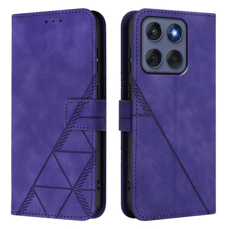 For Motorola Edge 60 Fusion Crossbody 3D Embossed Flip Leather Phone Case