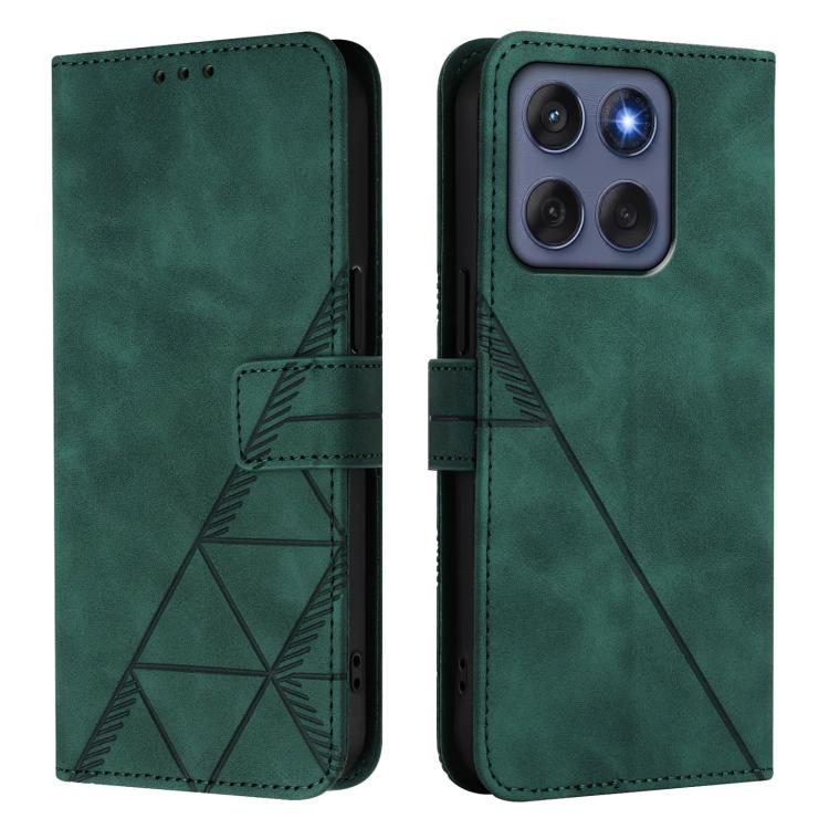 For Motorola Edge 60 Fusion Crossbody 3D Embossed Flip Leather Phone Case