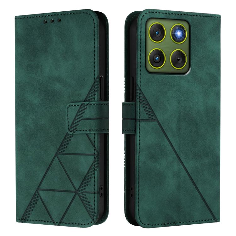 For Motorola Edge 70 5G / X70 Air 5G Crossbody 3D Embossed Flip Leather Phone Case