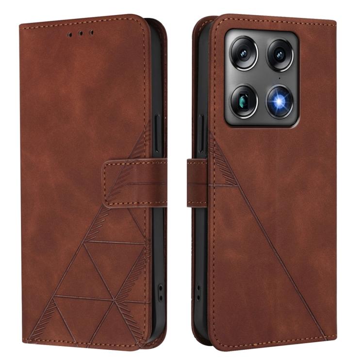 For Motorola Moto X70 Air Pro 5G Crossbody 3D Embossed Flip Leather Phone Case