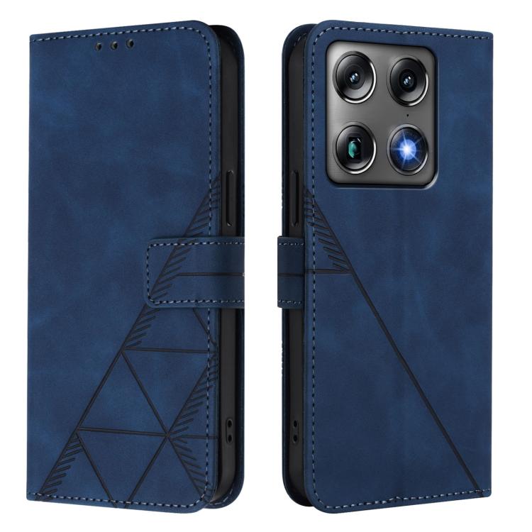 For Motorola Moto X70 Air Pro 5G Crossbody 3D Embossed Flip Leather Phone Case