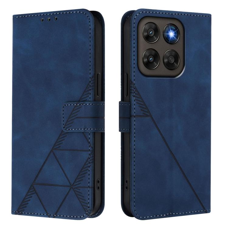 For Motorola Moto G87 5G/G77 5G Crossbody 3D Embossed Flip Leather Phone Case