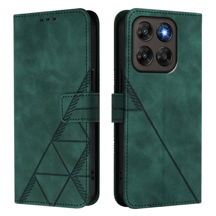 For Motorola Moto G87 5G/G77 5G Crossbody 3D Embossed Flip Leather Phone Case