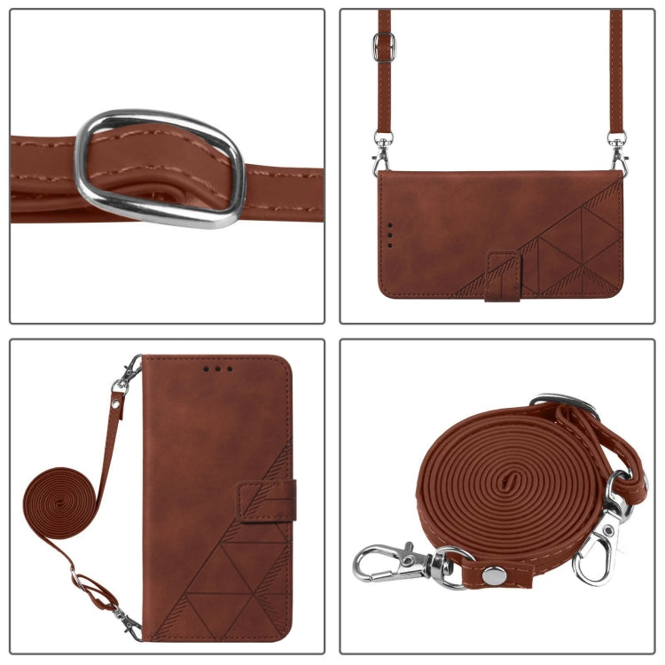 For OPPO A60 4G Global Crossbody 3D Embossed Flip Leather Phone Case