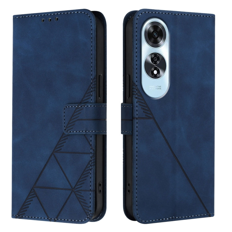 For OPPO A60 4G Global Crossbody 3D Embossed Flip Leather Phone Case