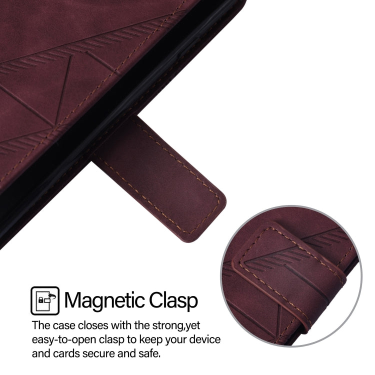 For OPPO A92s 5G Crossbody 3D Embossed Flip Leather Phone Case