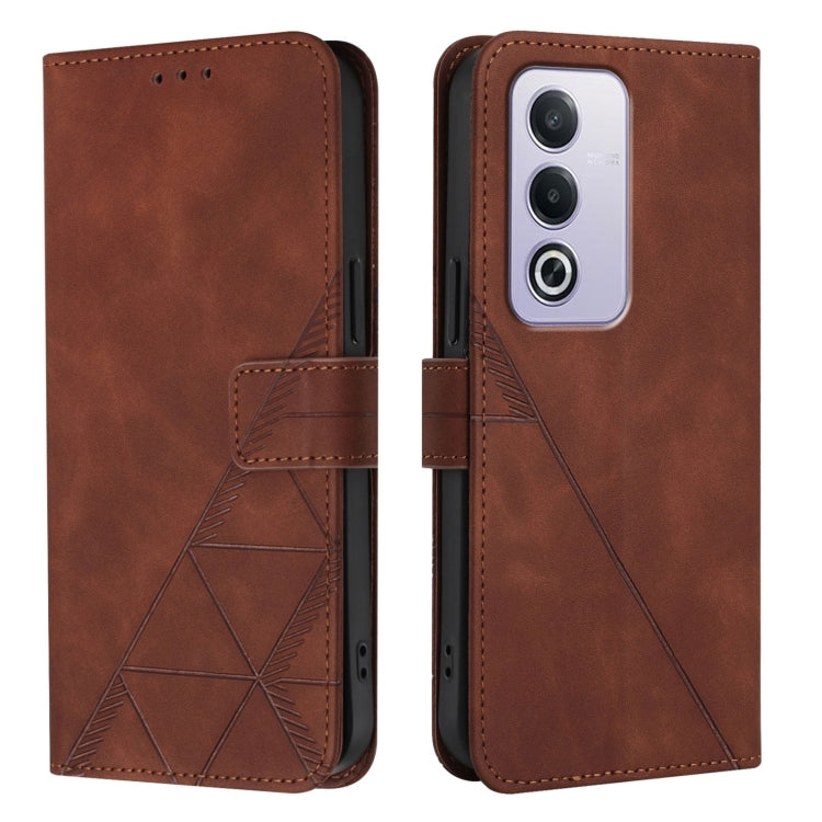 For OPPO A3 Pro 5G Global Crossbody 3D Embossed Flip Leather Phone Case